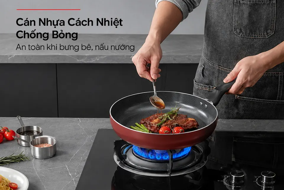 Chảo Ceramic đa năng đáy từ SUNHOUSE SWP20MB