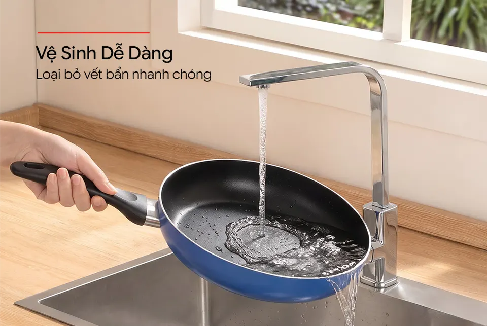 Chảo trơn chống dính đáy từ Sunhouse Saving SV18MB