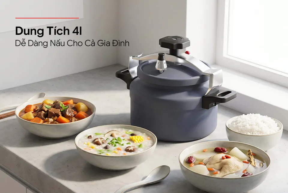 Nồi áp suất hợp kim nhôm SUNHOUSE SHG4000AG