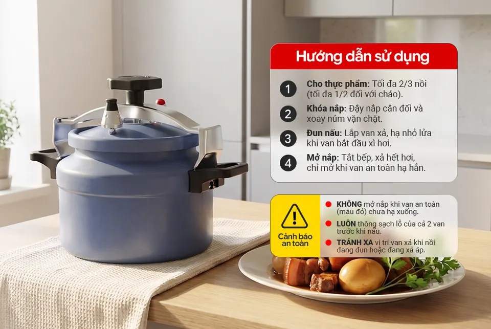 Nồi áp suất hợp kim nhôm SUNHOUSE SHG4000AG