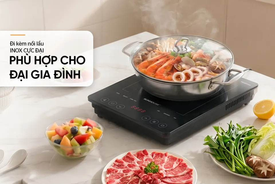 Bếp từ đơn cảm ứng SUNHOUSE SHD6892