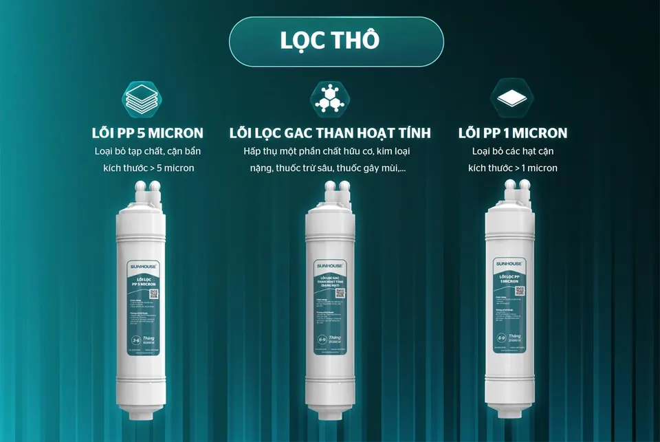 Máy lọc nước RO UltraPURE 10 lõi SUNHOUSE SHA8695M