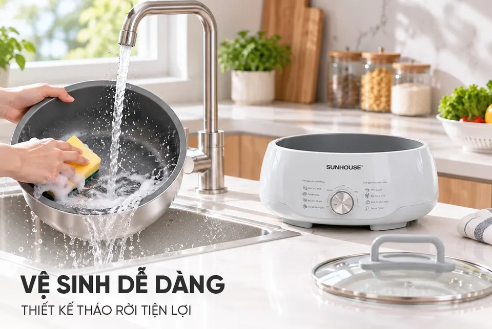 LẨU ĐIỆN 4.5L SUNHOUSE SHD4546