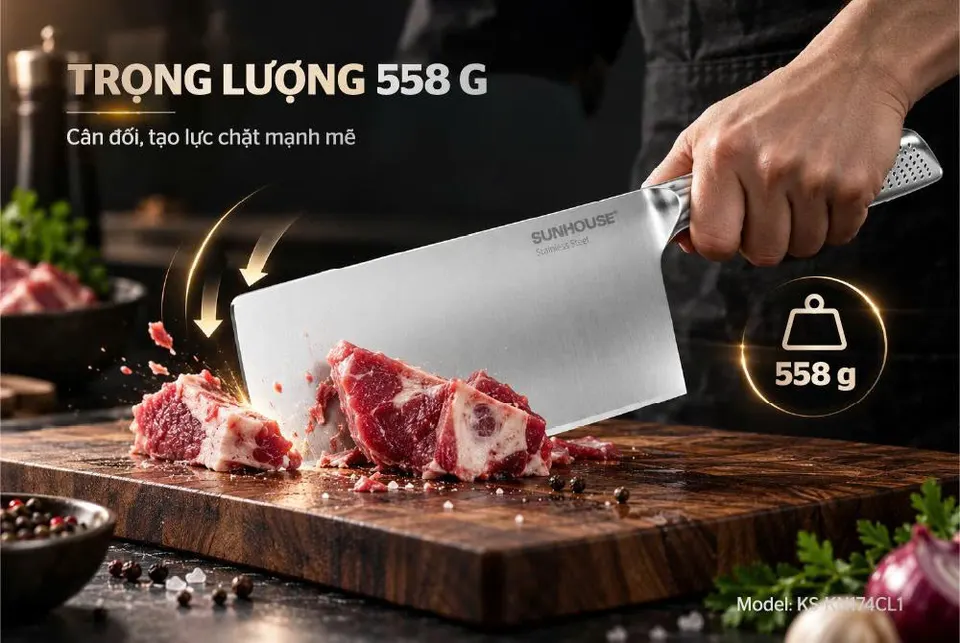 DAO CHẶT NGUYÊN KHỐI SUNHOUSE HEALTHY KS-KN174CL1