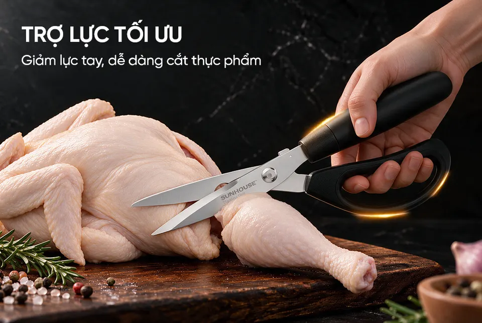 KÉO CẮT XƯƠNG GÀ SUNHOUSE HEALTHY KS-SC235CG1