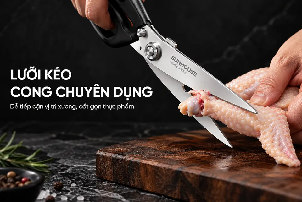 KÉO CẮT XƯƠNG GÀ SUNHOUSE HEALTHY KS-SC235CG1