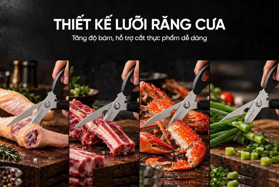 KÉO CẮT XƯƠNG GÀ SUNHOUSE HEALTHY KS-SC235CG1