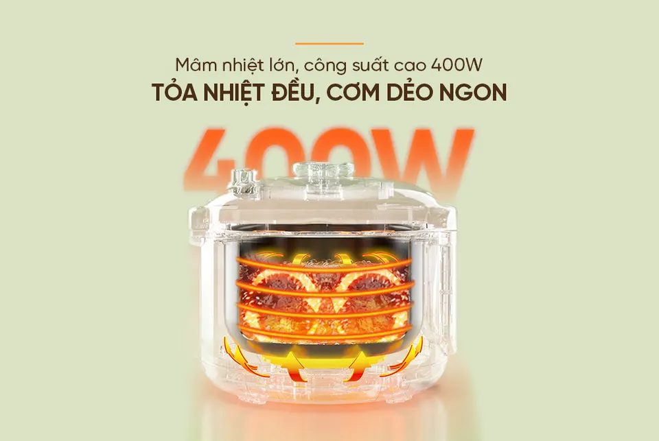 Nồi cơm điện 0.8l SUNHOUSE SHD8200