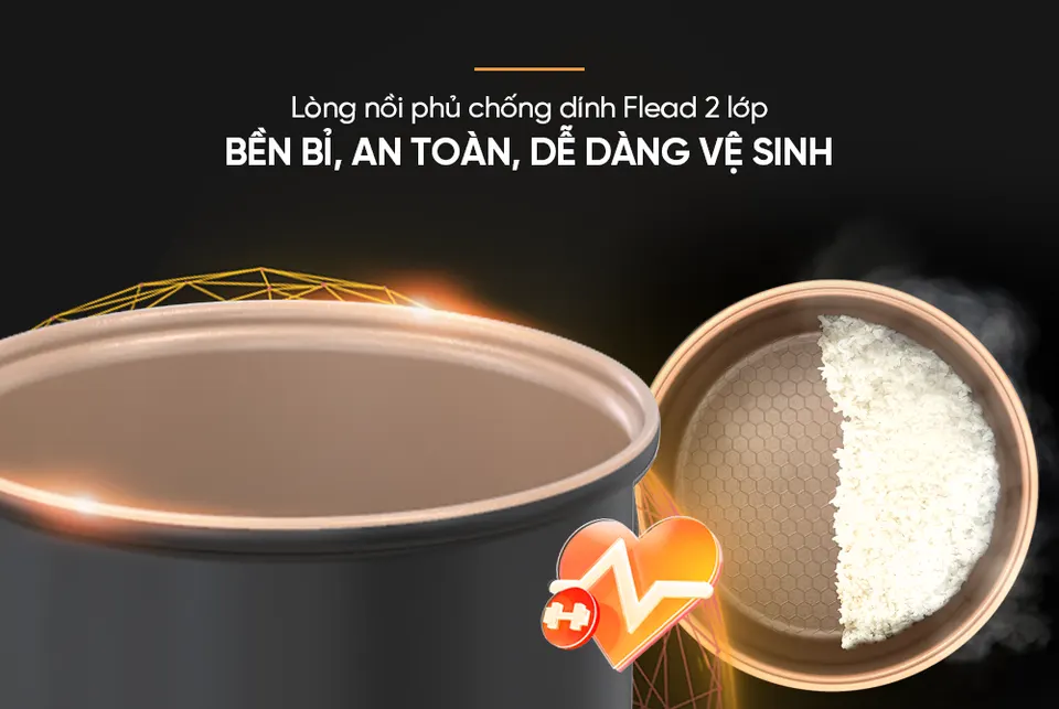 Nồi cơm điện 0.8l SUNHOUSE SHD8200