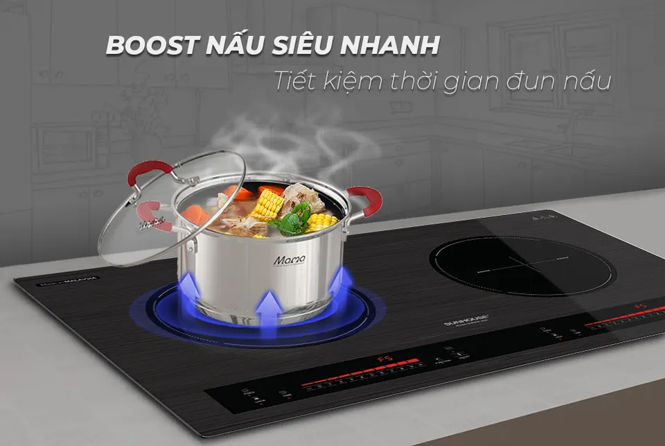Bếp đôi điện t SUNHOUSE SHB999-PLUS