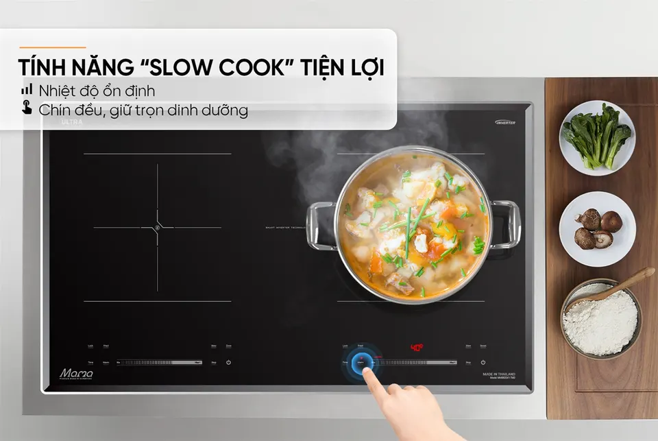 Bếp đôi điện từ hồng ngoại SUNHOUSE MAMA MMB82041-TMD