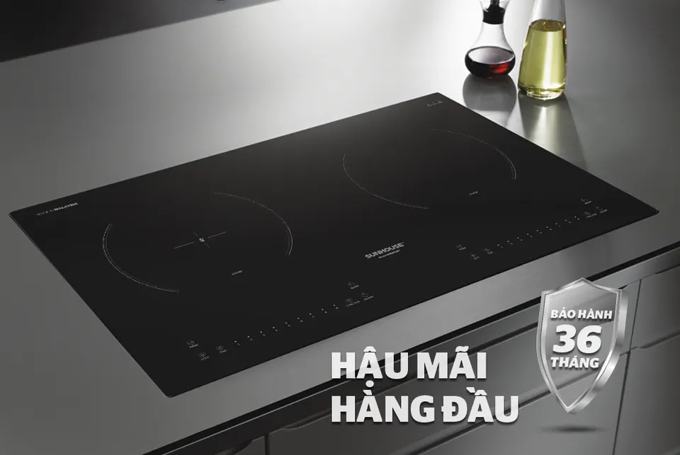 Bếp đôi điện từ hồng ngoại SUNHOUSE SHB8818ST