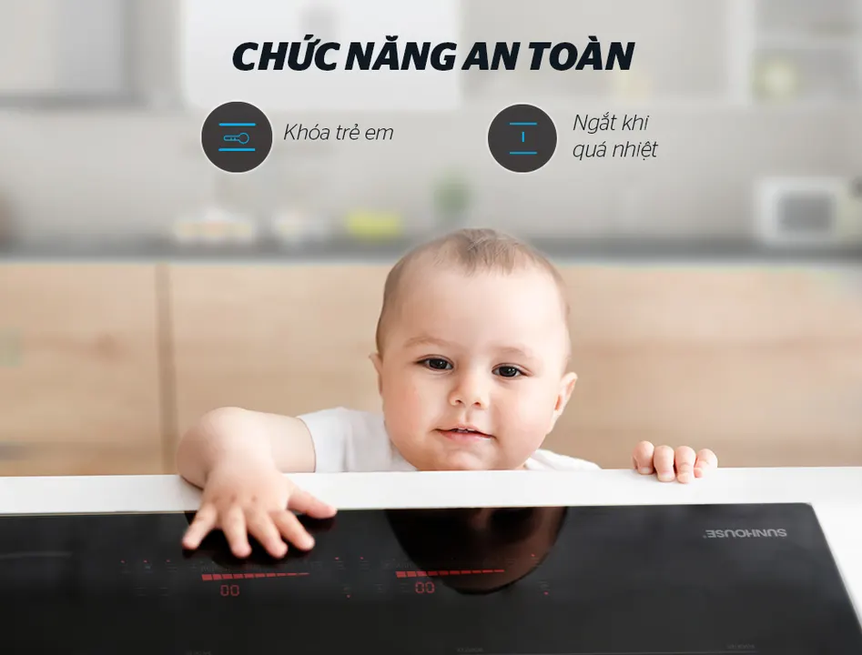 BẾP ĐÔI ĐIỆN TỪ SUNHOUSE SHBDI08-PLUS 6