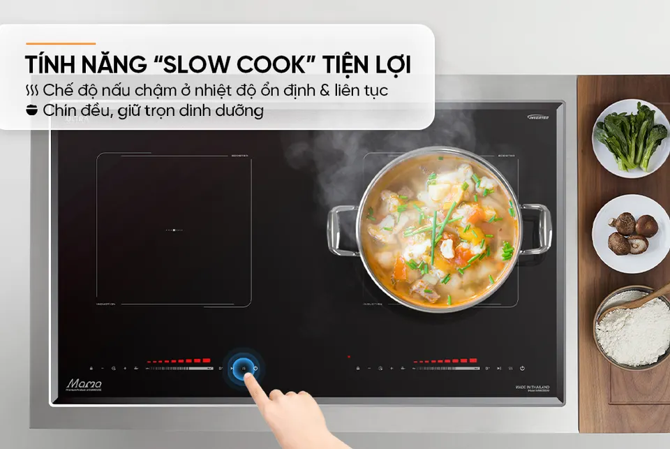 Bếp đôi điện từ SUNHOUSE MAMA MMB58869