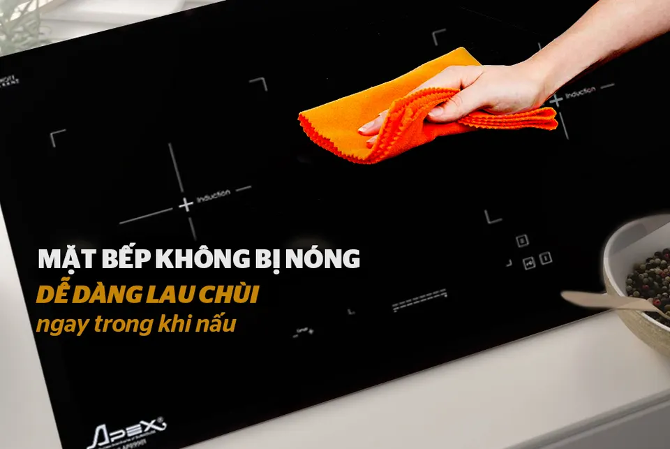 Bếp đôi điện từ APEX APB9981