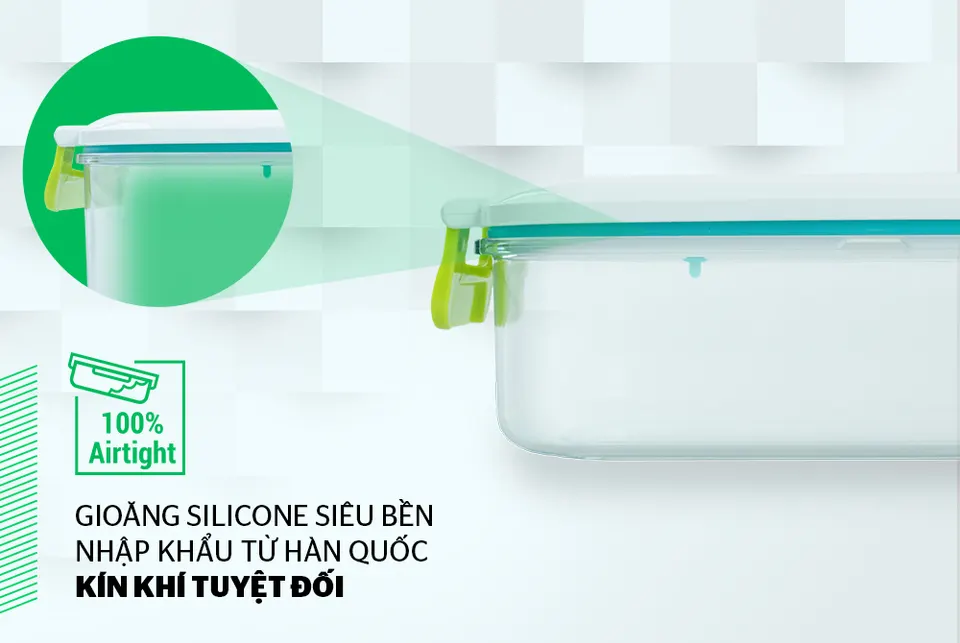 Hộp bảo quản thực phẩm thông minh 400ml BioZone KB-SM400S
