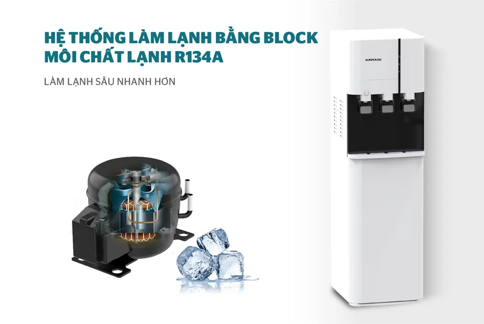 Cây nước nóng lạnh SUNHOUSE SHD9634