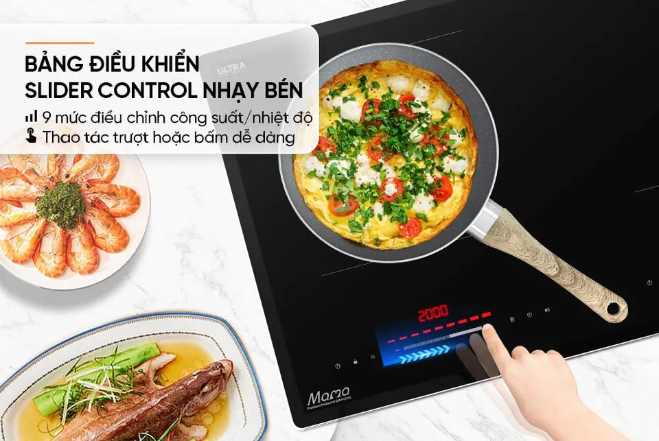 Bếp đôi điện từ SUNHOUSE MAMA MMB588-Plus