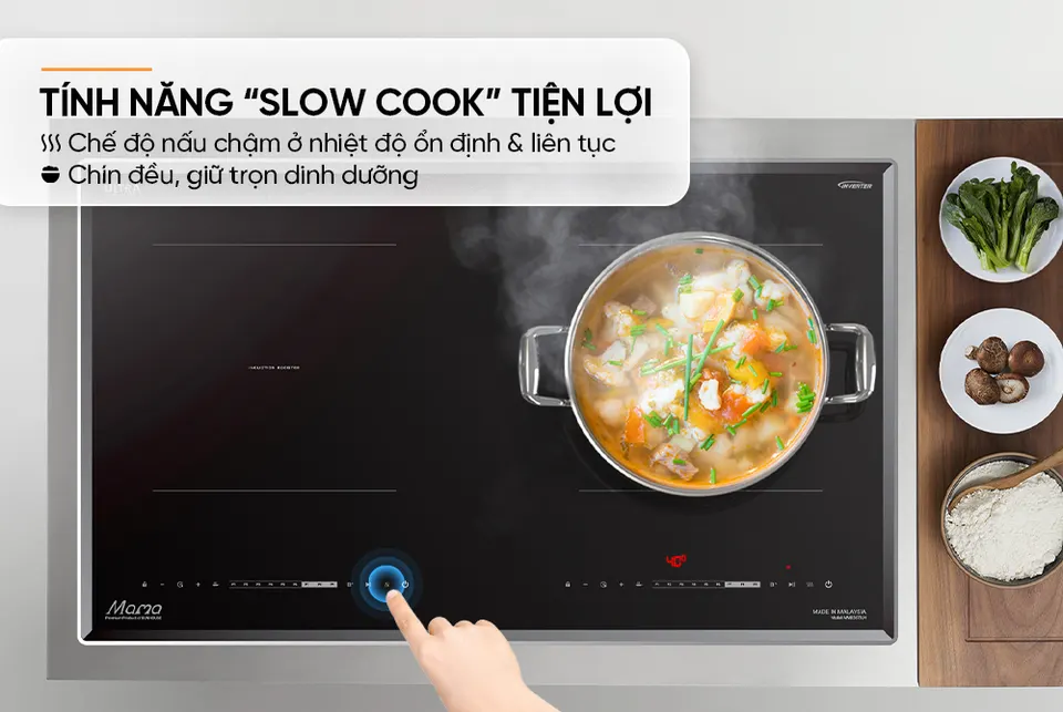Bếp đôi điện từ SUNHOUSE MAMA MMB5673LH