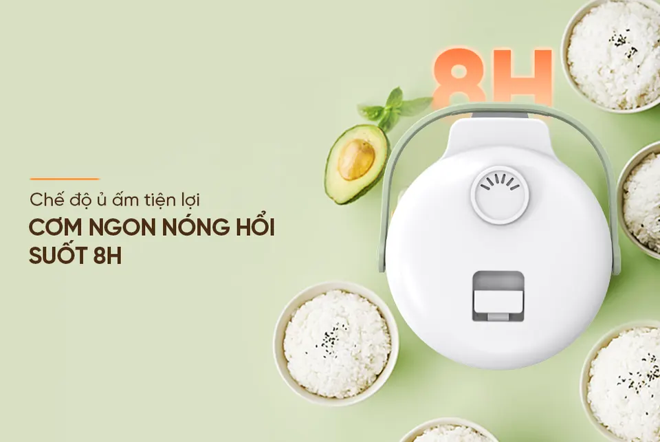 Nồi cơm điện 0.8l SUNHOUSE SHD8200