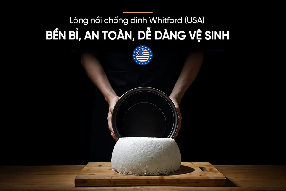Nồi cơm điện 1.8l SUNHOUSE SHD8909B