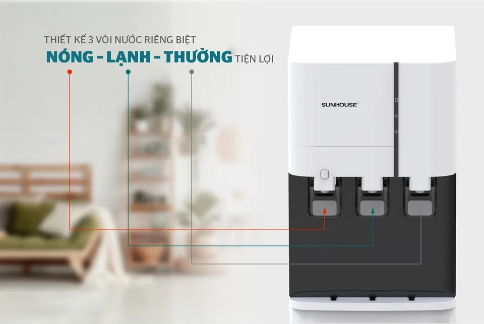 Cây nước nóng lạnh SUNHOUSE SHD9634
