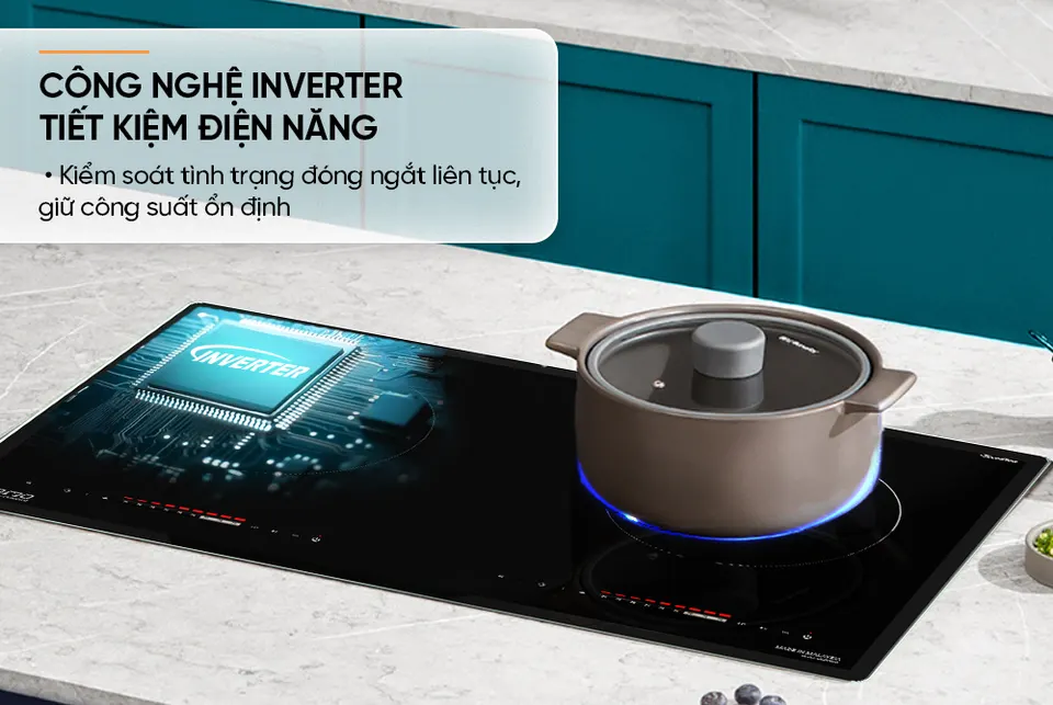 Bếp điện từ đôi SUNHOUSE MAMA MMB5868