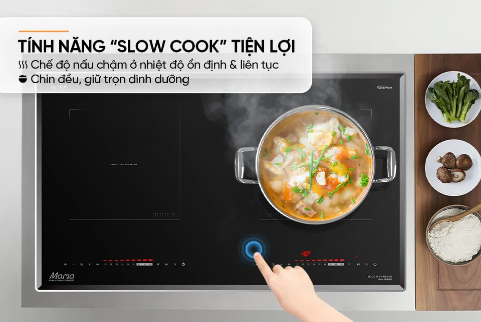 Bếp đôi điện từ SUNHOUSE MAMA MMB5866