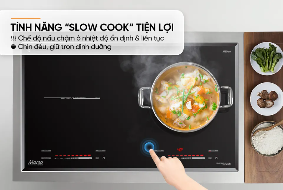 Bếp đôi điện từ SUNHOUSE MAMA MMB5886