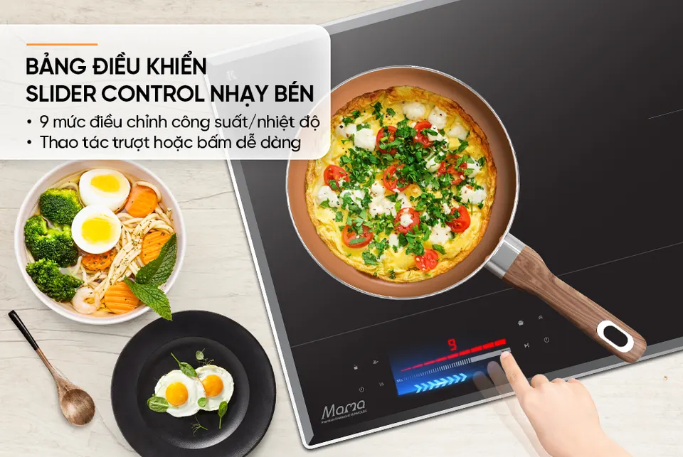 Bếp đôi điện từ SUNHOUSE MAMA MMB5674LH