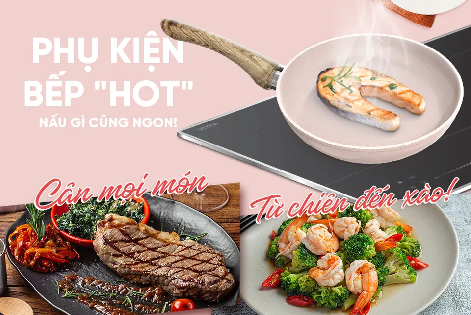 Chảo siêu bền đá đáy từ SUNHOUSE TRENDY SFP24P