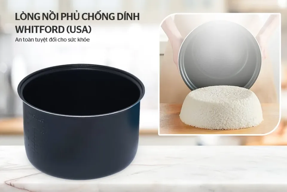 Nồi cơm điện 2.8L SUNHOUSE SH830 4