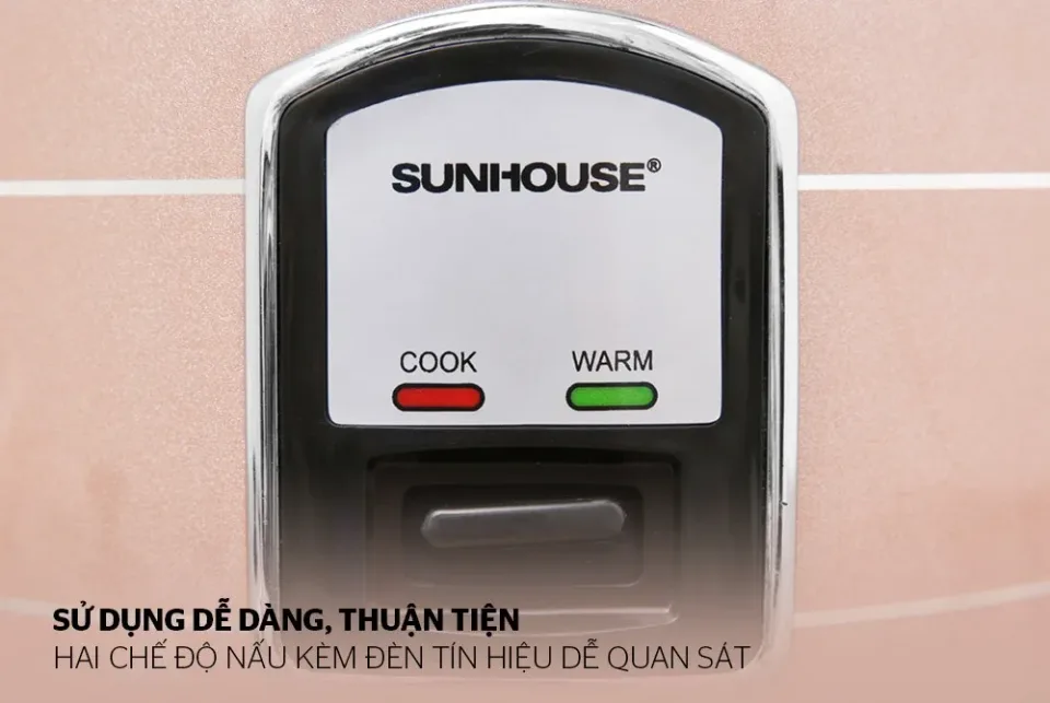 Nồi cơm điện nắp rời 1.2L SUNHOUSE SHD8105 5