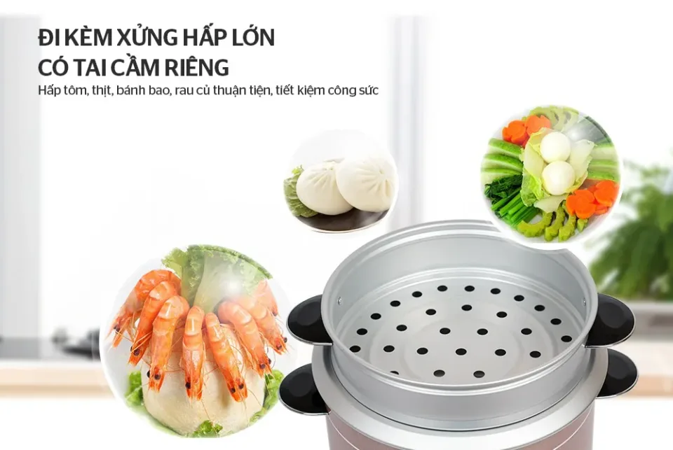 Nồi cơm điện nắp rời 1.8l SUNHOUSE SHD8125 4