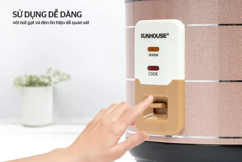 Nồi cơm điện nắp rời 1.8l SUNHOUSE SHD8125 7