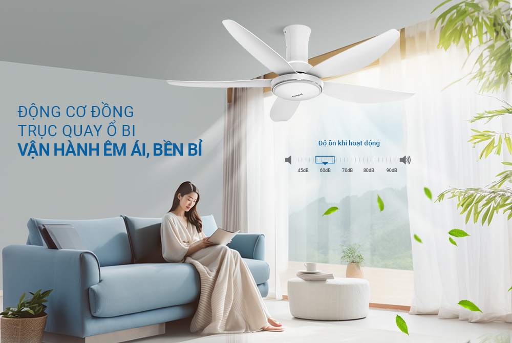 Lưu ý khi lựa chọn và lắp quạt trần cho phòng ngủ