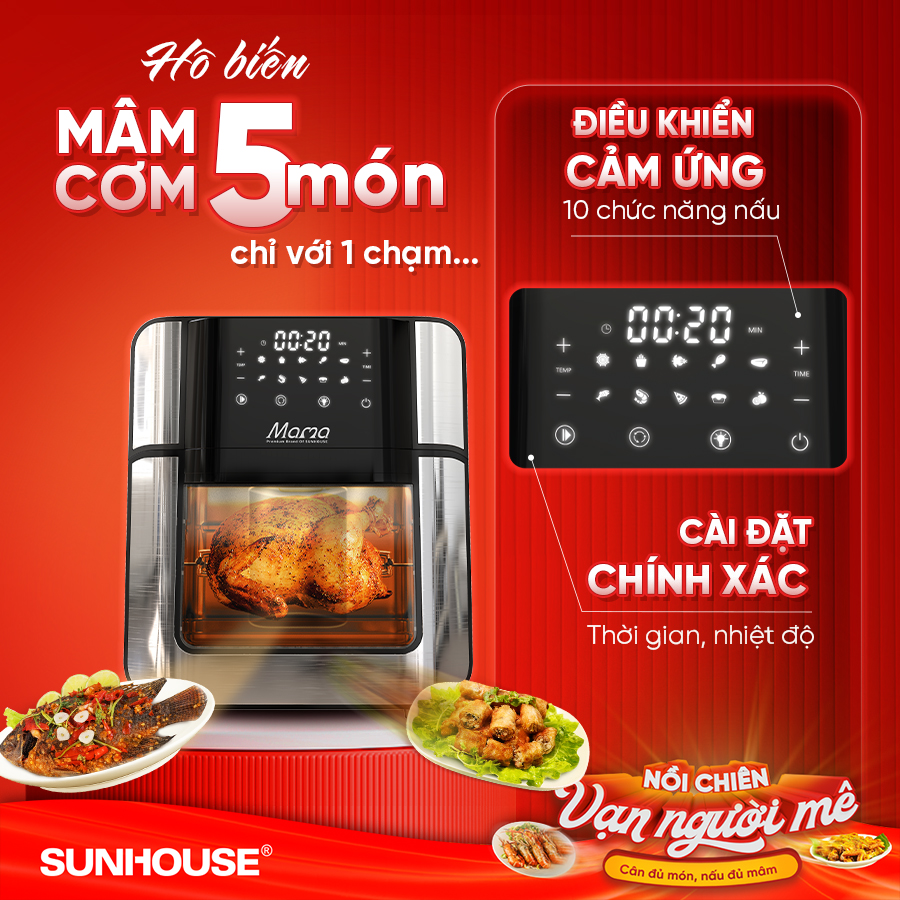 Nồi chiên không dầu đa chức năng