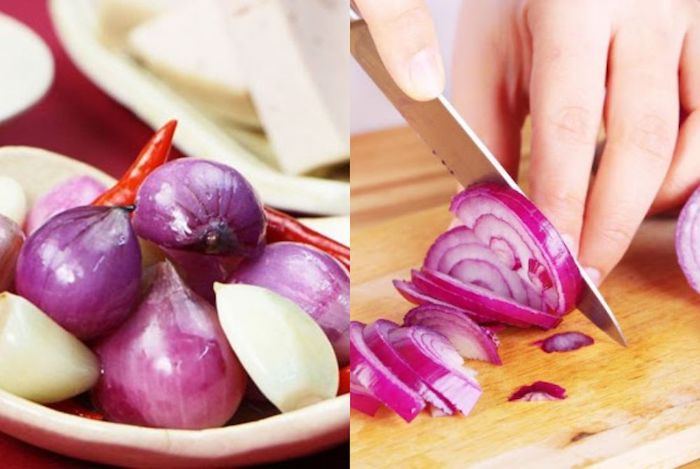 Hành tím, tỏi được sơ chế vô cùng nhanh chóng