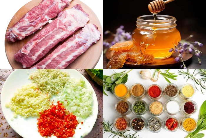 Nguyên liệu bạn cần chuẩn bị đầy đủ cho món sườn đậm đà