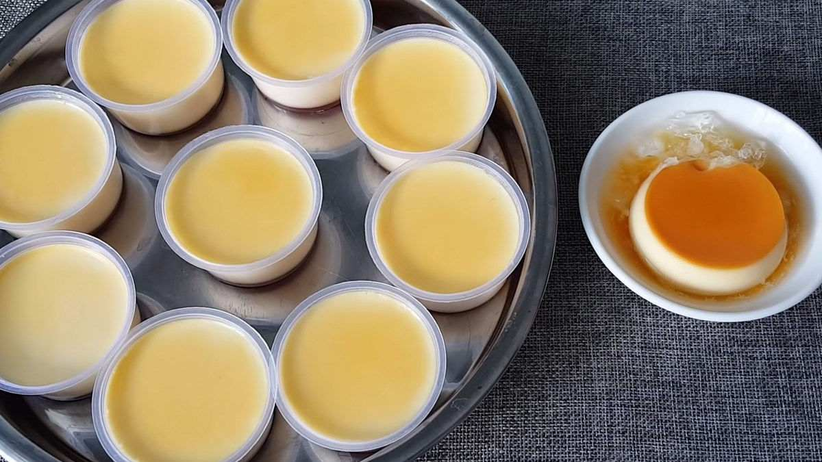 Hũ nướng bánh flan cần sạch sẽ