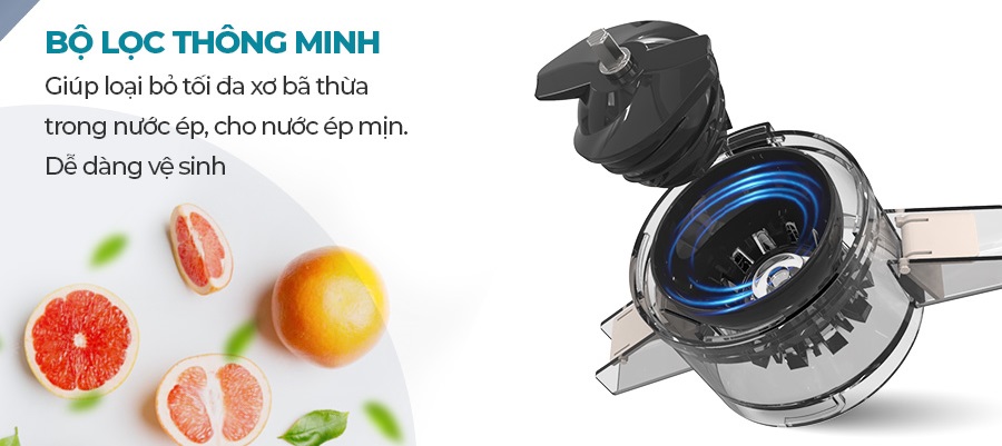 Máy ép chậm bộ lọc thông minh