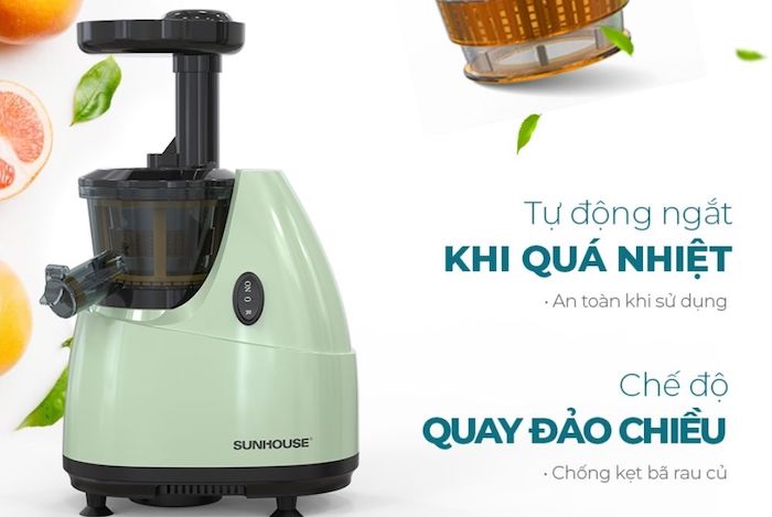 Máy được trang bị tính tính năng tự ngắt điện, an toàn khi sử dụng