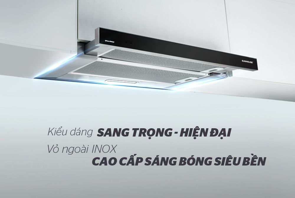 Máy hút mùi đen và xám
