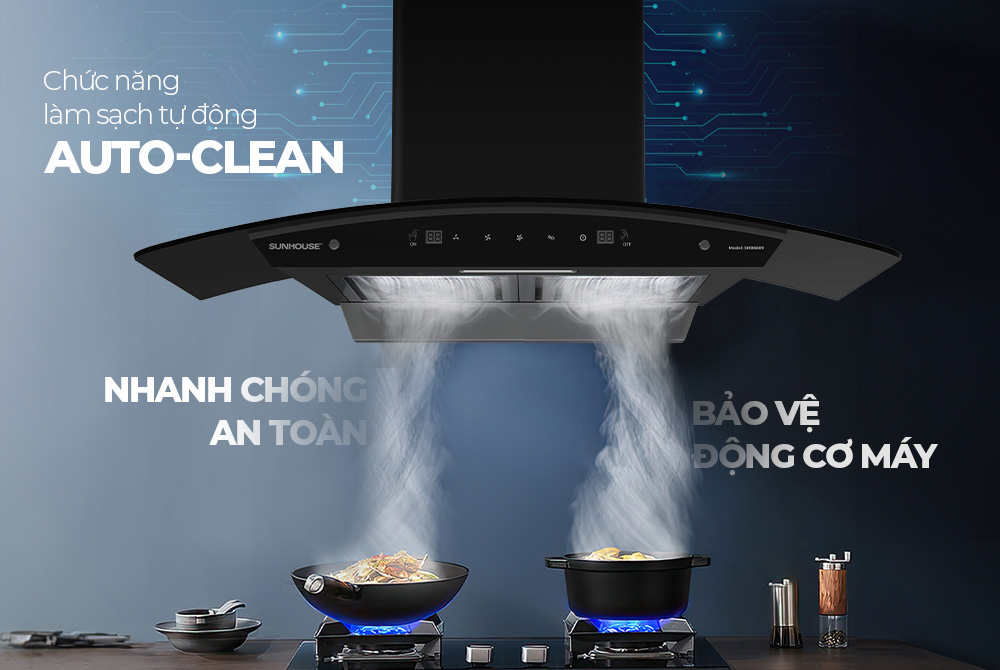 Máy hút mùi tối ưu hiệu suất