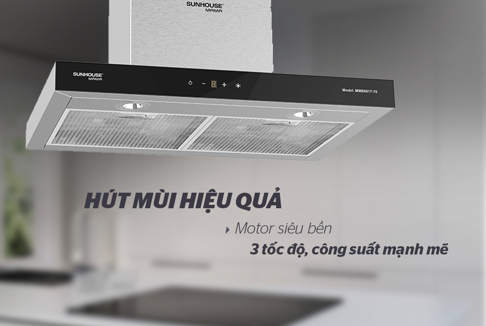 Máy hút mùi loại bỏ mùi hôi