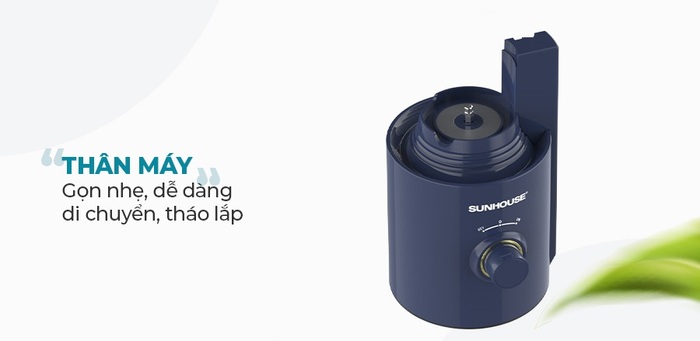 Thân máy ép chậm được làm bằng chất liệu nhựa nguyên sinh cao cấp, an toàn khi sử dụng