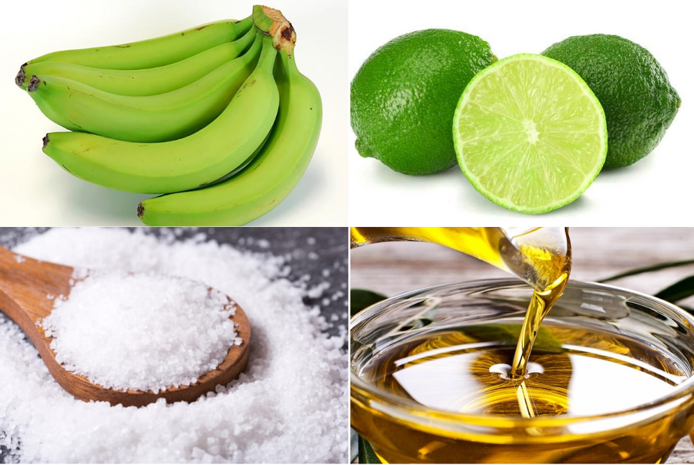 Nguyên liệu cần chuẩn bị để làm chuối sấy giòn