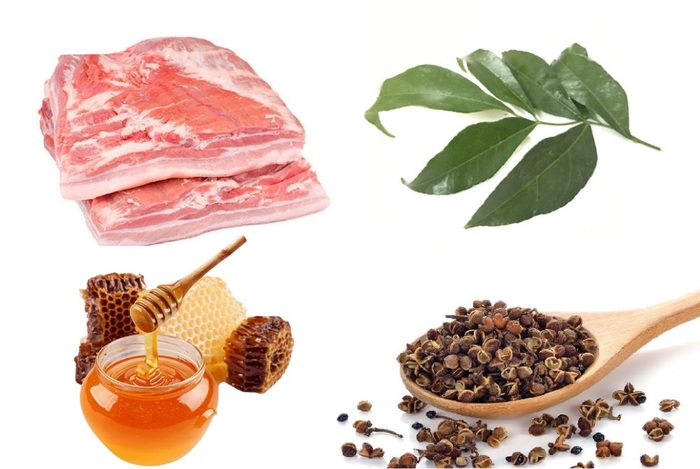 Các nguyên liệu cần có để làm món thịt heo quay Lạng Sơn