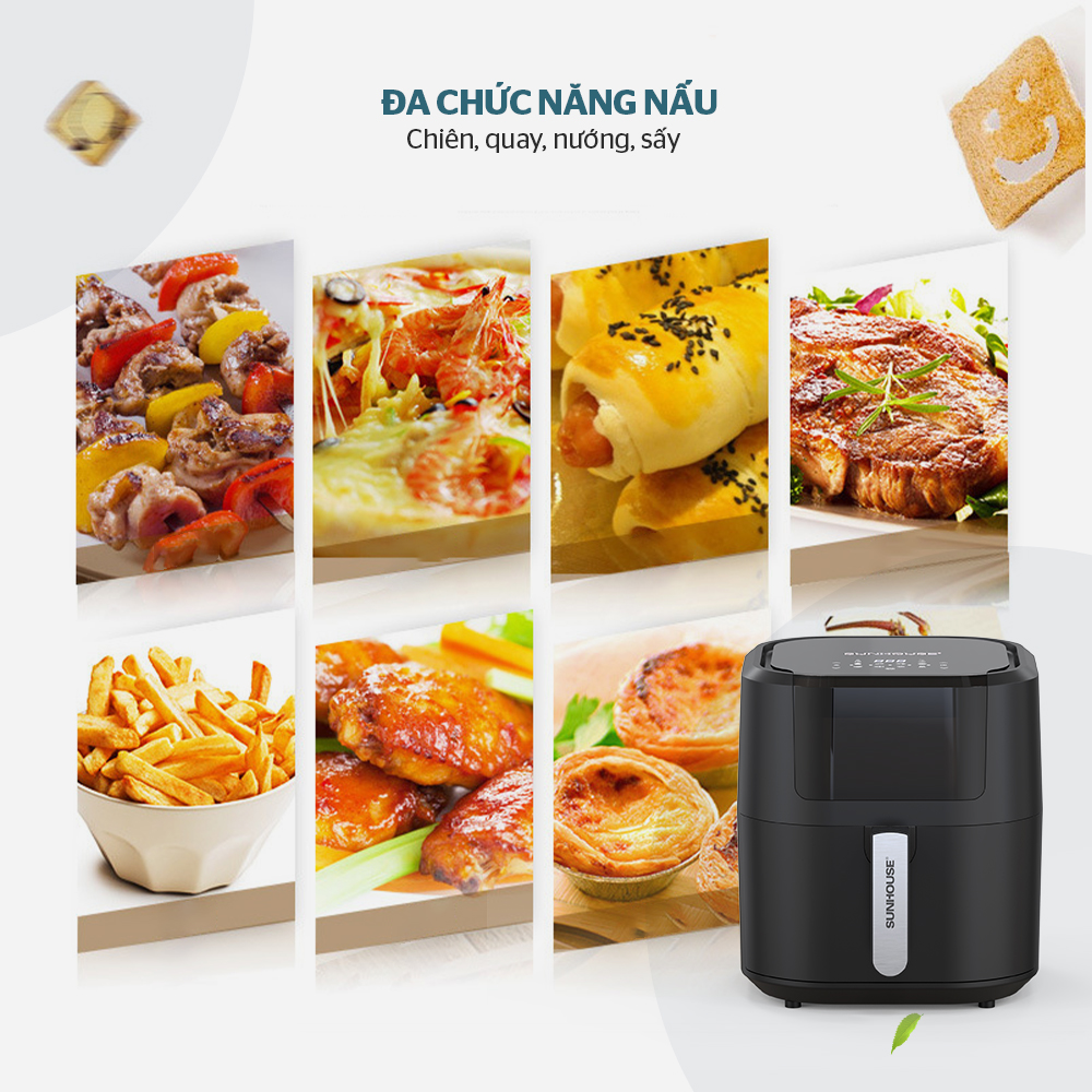 Nên chọn nồi chiên không dầu đa dạng chế độ chế biến thực phẩm