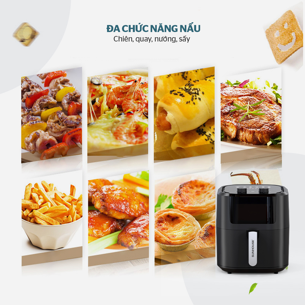 Khám phá cách cài đặt nhiệt độ nồi chiên không dầu chuẩn cho từng món ăn